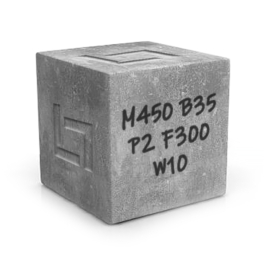 Бетонна суміш М450 В35 (С28/35)Р2 F300 W10